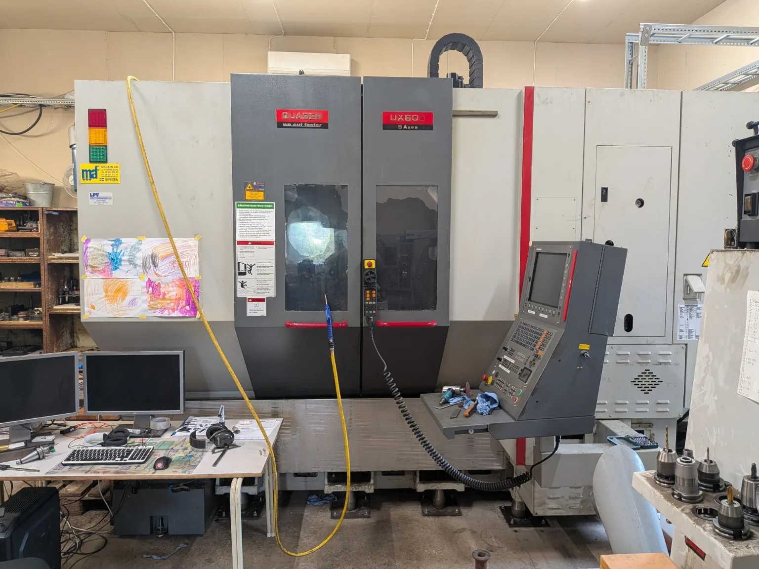 Quaser UX600 i Åremmas verkstad